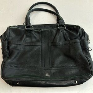 Large leather Burberry bag